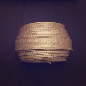 Reversible, Metallic “OBI” Belt